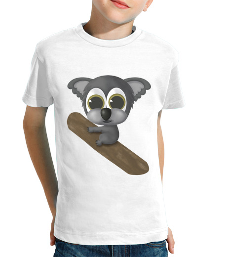 T-shirt bambino manica corta t-shirt bambino un koala