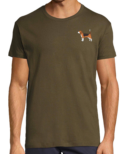 Image of minimalist beagle, premium t-shirt