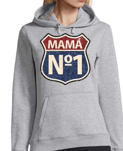 Sweat-shirt À Capuche Pour Femme maman nº1