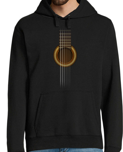 Sweat-shirt À Capuche Pour Homme guitare totale