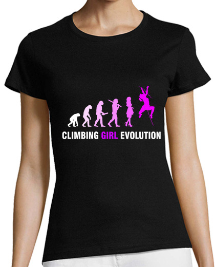 Image of climbing girl evolution - climbing and