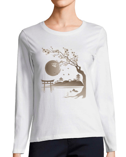 Image of japanese cherry sepia