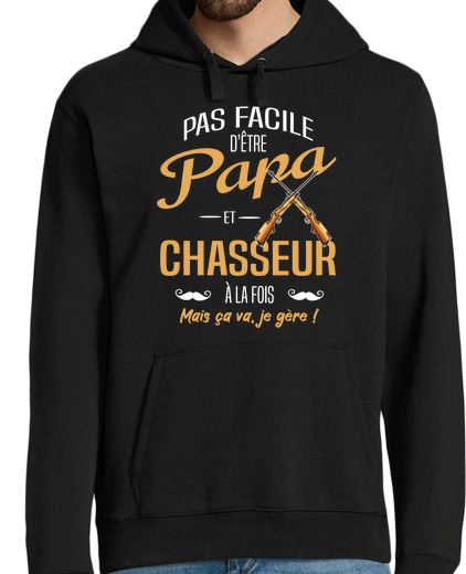 Sweat-shirt À Capuche Pour Homme PAPA CHASSEUR