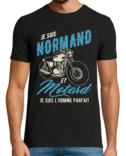 Image of Norman and biker quote