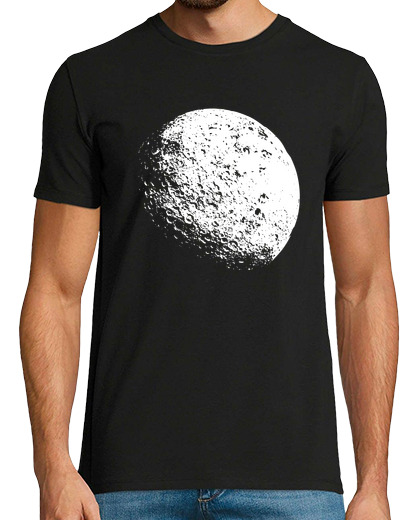 Image of moon at night t shirt , man