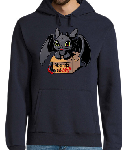 Sweat-shirt À Capuche Pour Homme adopter un dragon