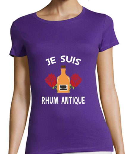 Image of I am antique rum - humor message