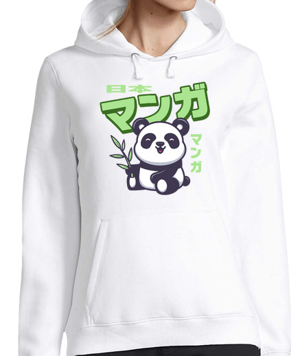 Sweat-shirt À Capuche Pour Femme gentil petit panda