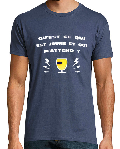 Image of yellow waiting for me - alcohol humor