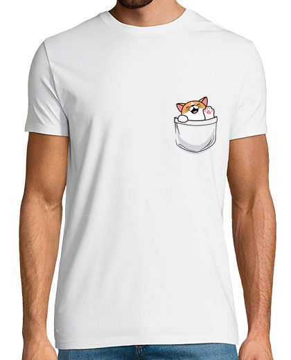 Image of cute little cat in the pocket