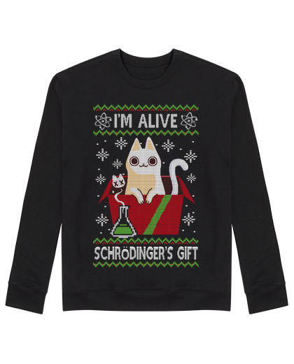 Sweat Unisexe cadeau de noel science schrodinger