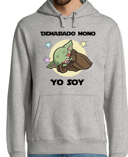 Sweat-shirt À Capuche Pour Homme bébé singe yoda