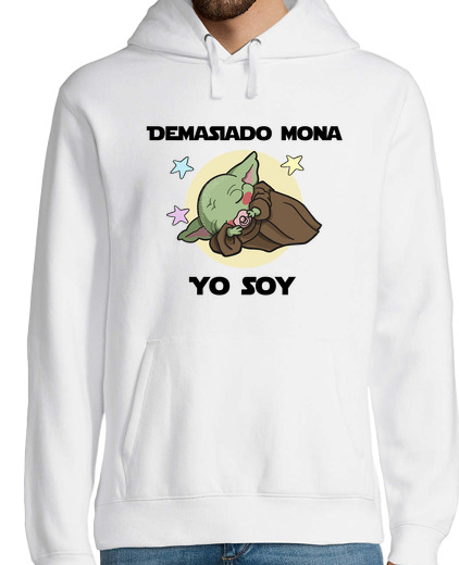 Sweat-shirt À Capuche Pour Homme bébé yoda migonne