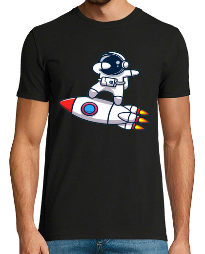 Image of astronaut dab on a rocket