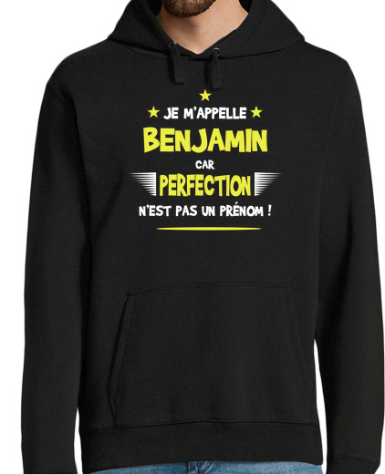 Sweat-shirt À Capuche Pour Homme Benjamin cadeau humour et drôle