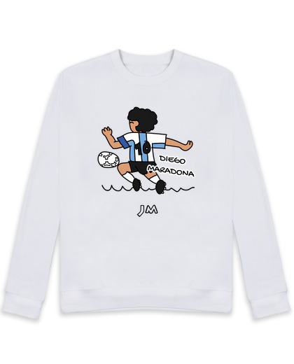 Sweat Unisexe die go ar man do maradona 10 argentine