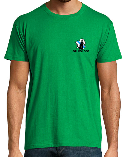 Image of wolf group, back print