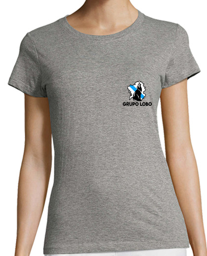 Image of wolf group, back print.