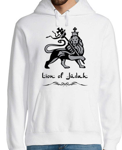 Sweat-shirt À Capuche Pour Homme lion de juda