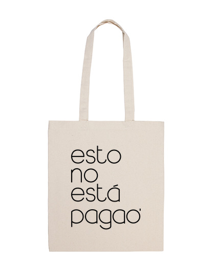 Image of this is not paid black bag