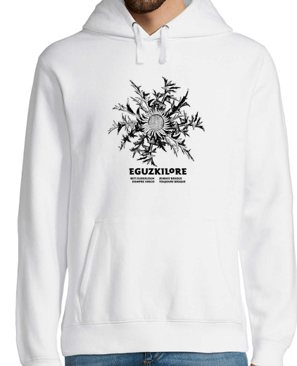 Sweat-shirt À Capuche Pour Homme eguzkilore 3 pos