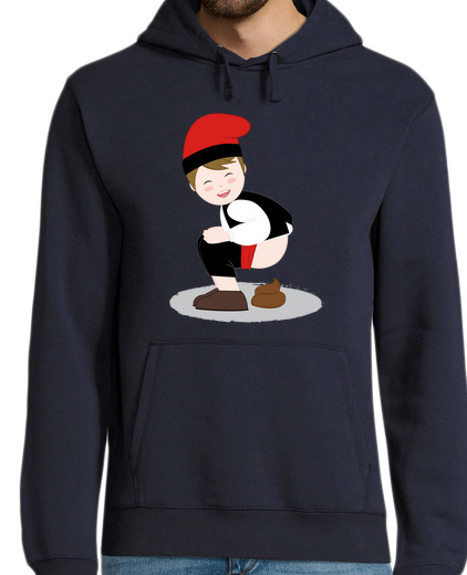 Image of caganer, dessuadora amb caputxa
