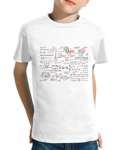 Tee Shirt Pour Enfant Manche Courte mathématiques