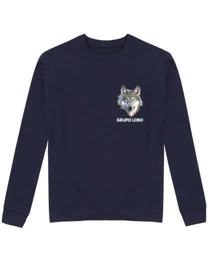 Sweat Unisexe loup gris, sweat unisexe