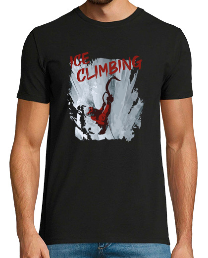 Image of ice climbing mountaineer climber