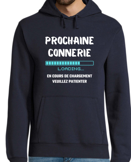 Sweat-shirt À Capuche Pour Homme prochaine connerie en cours de chargement