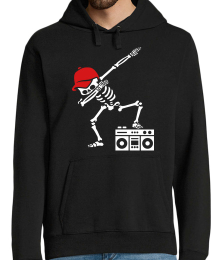 Sweat-shirt À Capuche Pour Homme Dabbing Skeleton