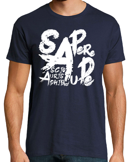 Image of sapere aude white
