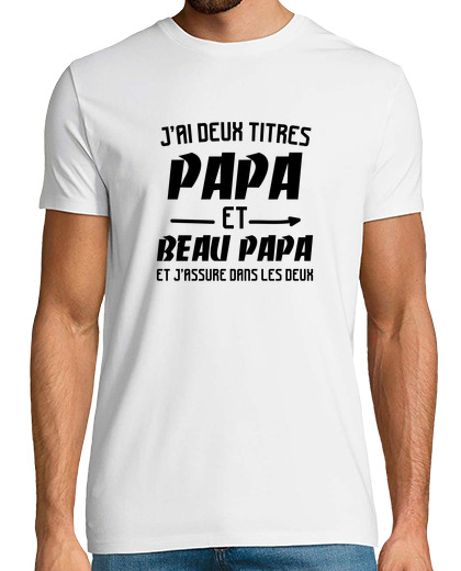 Image of daddy and stepdad t-shirt gift idea