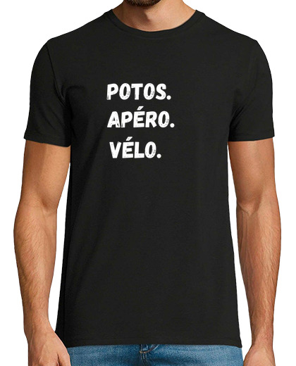 Image of funny bike t-shirt, aperitif, friends, cyclist gift idea