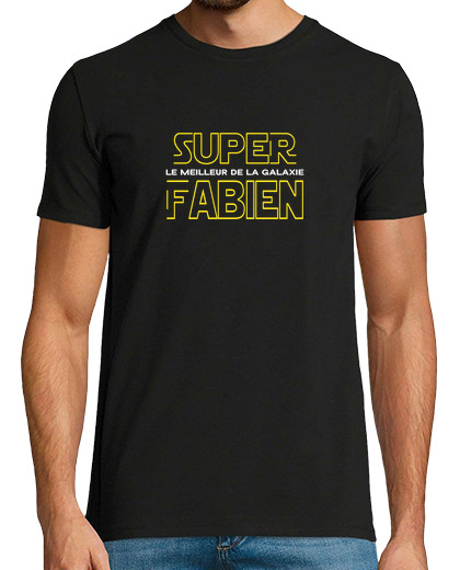 Camiseta Hombre Manga Corta super fabien laTostadora