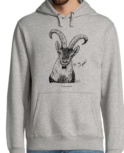 Sweat-shirt À Capuche Pour Homme oh ma chèvre chèvre de montagne