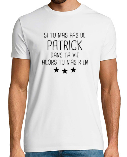 Camiseta Hombre Manga Corta patrick regalo humor laTostadora