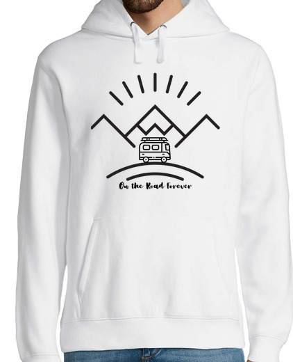 Image of sweat homme an on the road forever
