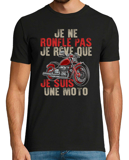 Image of biker tshirt i don't snore i dream i am a motorbike gift for men boyfriend pre friends