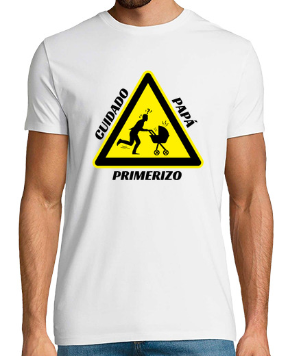 Image of care first time intern dad funny short manga men's t shirt