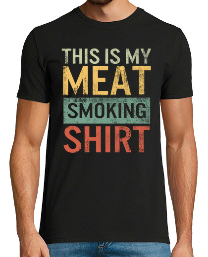 Image of this is my meat smoking shirt mens bbq pitmaster meat grilling barbecue lover gift for fathers day b