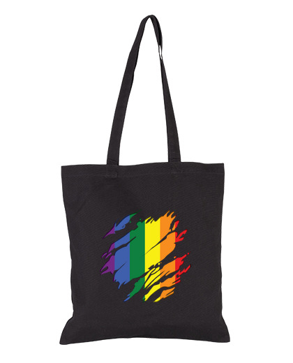 Image of lgtb flag cloth bag