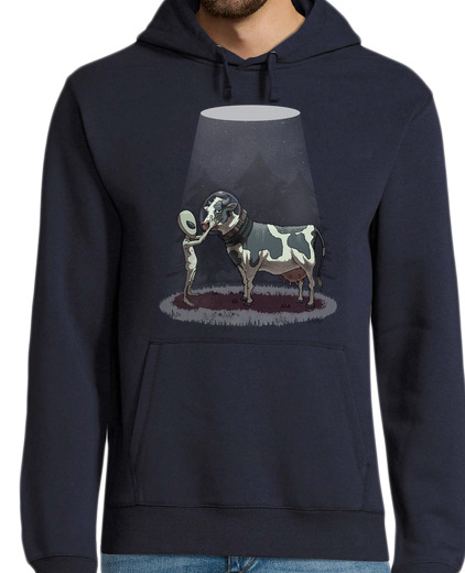 Sweat-shirt À Capuche Pour Homme au revoir vache