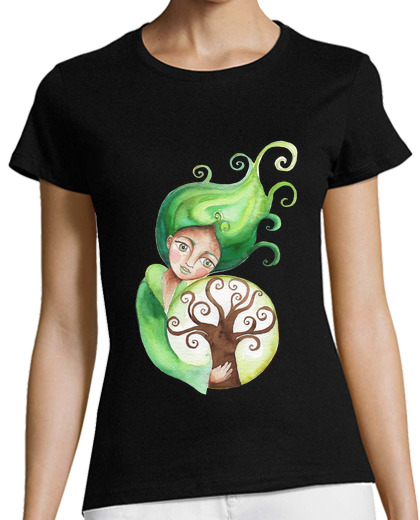 Image of earth spirit woman short manga