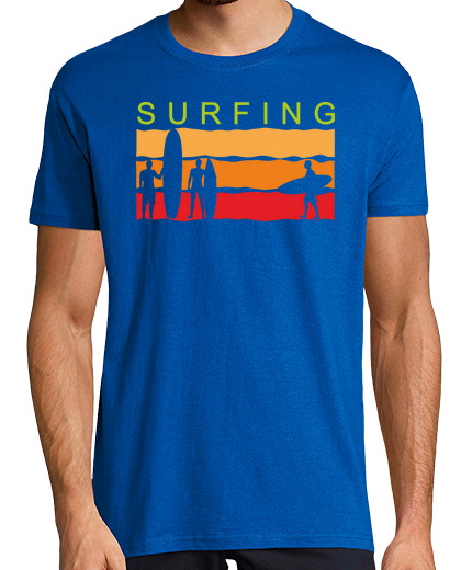 Image of surfing t shirt