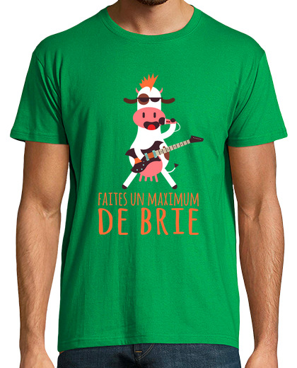 Camiseta Hombre Manga Corta máximo brie laTostadora