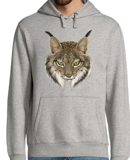 Sweat-shirt À Capuche Pour Homme lynx ibérique 2