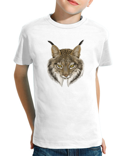 T-shirt bambino manica corta lince iberica 2