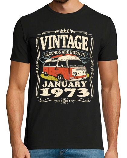 Image of vintage january 1973 van