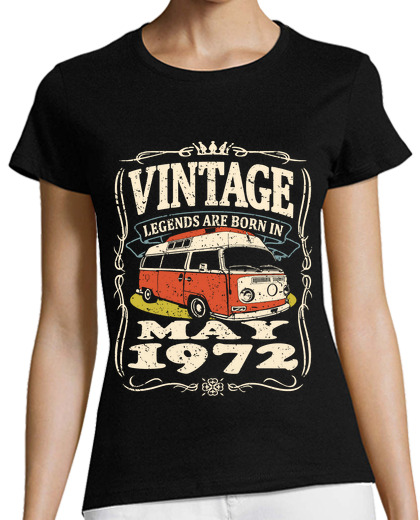 Image of vintage May 1972 van